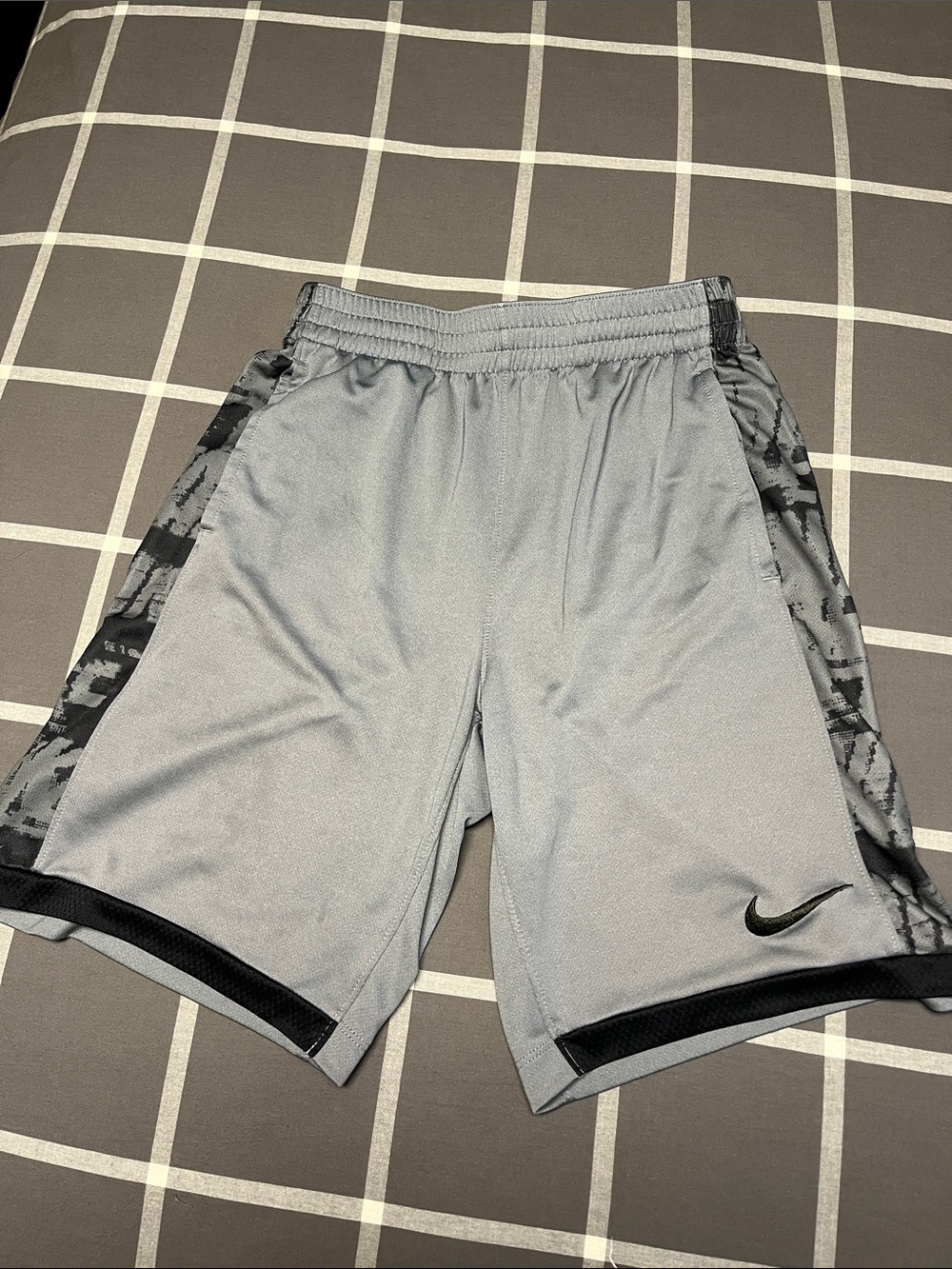 Nike Light Gray Dri-FIT Athletic Shorts